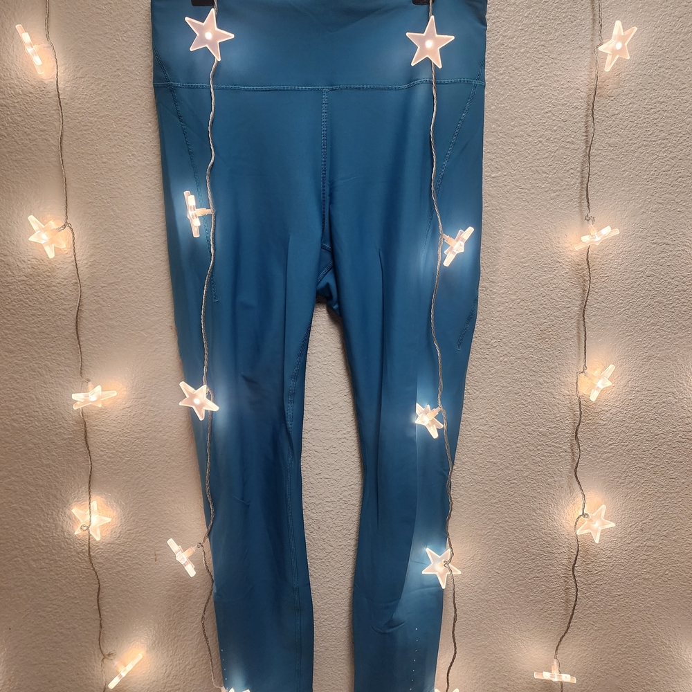 Athleta Teal Pacesetter Leggings